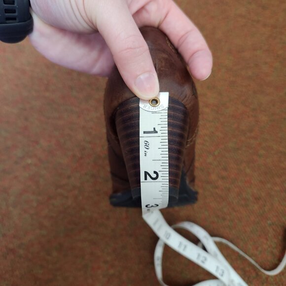 Born Leather Slip on Heeled Booties - Picture 9 of 11